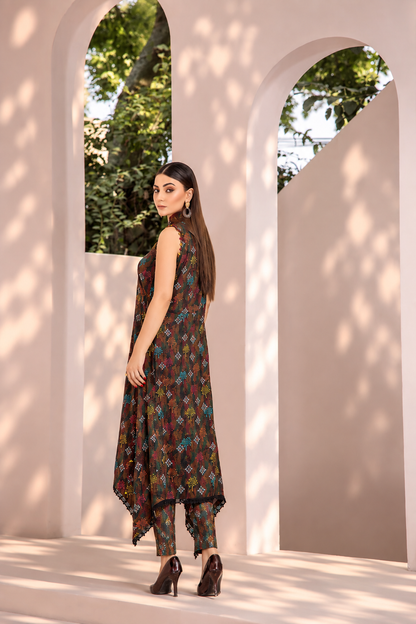 Women Printed 2 Piece Suit - AND080