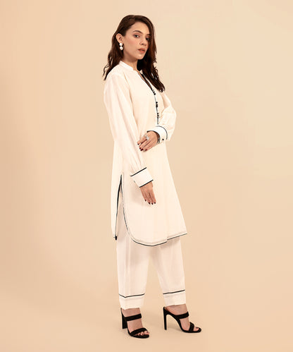 Women Solid 2 Piece Suit - LDS902