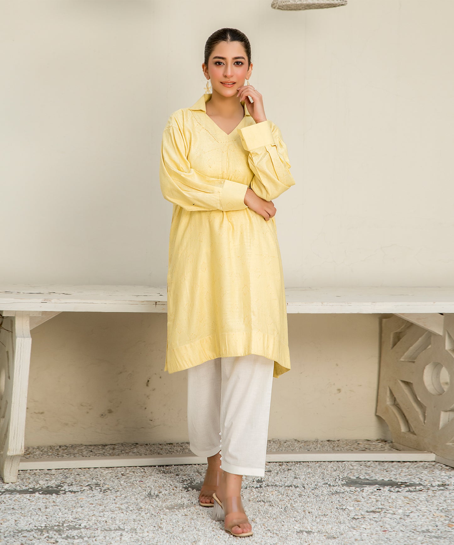 Women Solid Shirt - LDS907