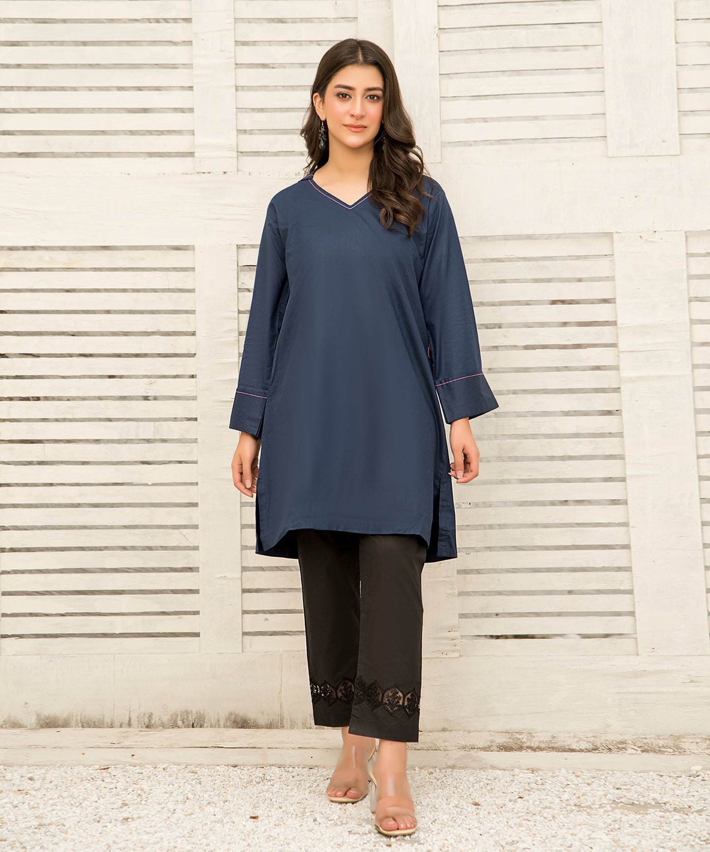 Women Solid Shirt - LDS910