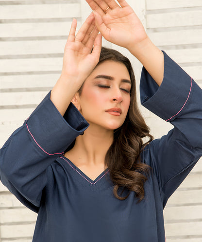 Women Solid Shirt - LDS910