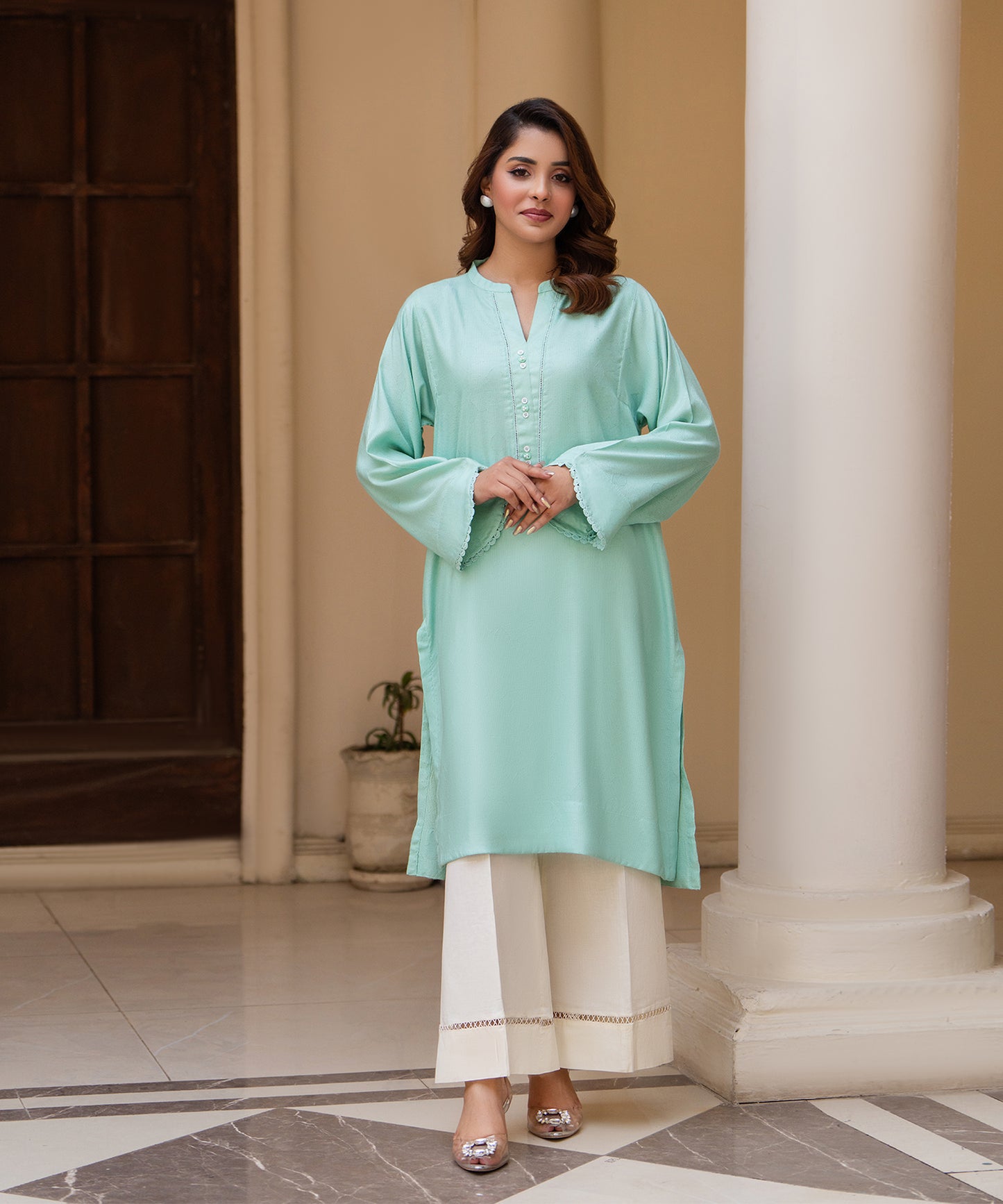 Women Solid Shirt - LDS920
