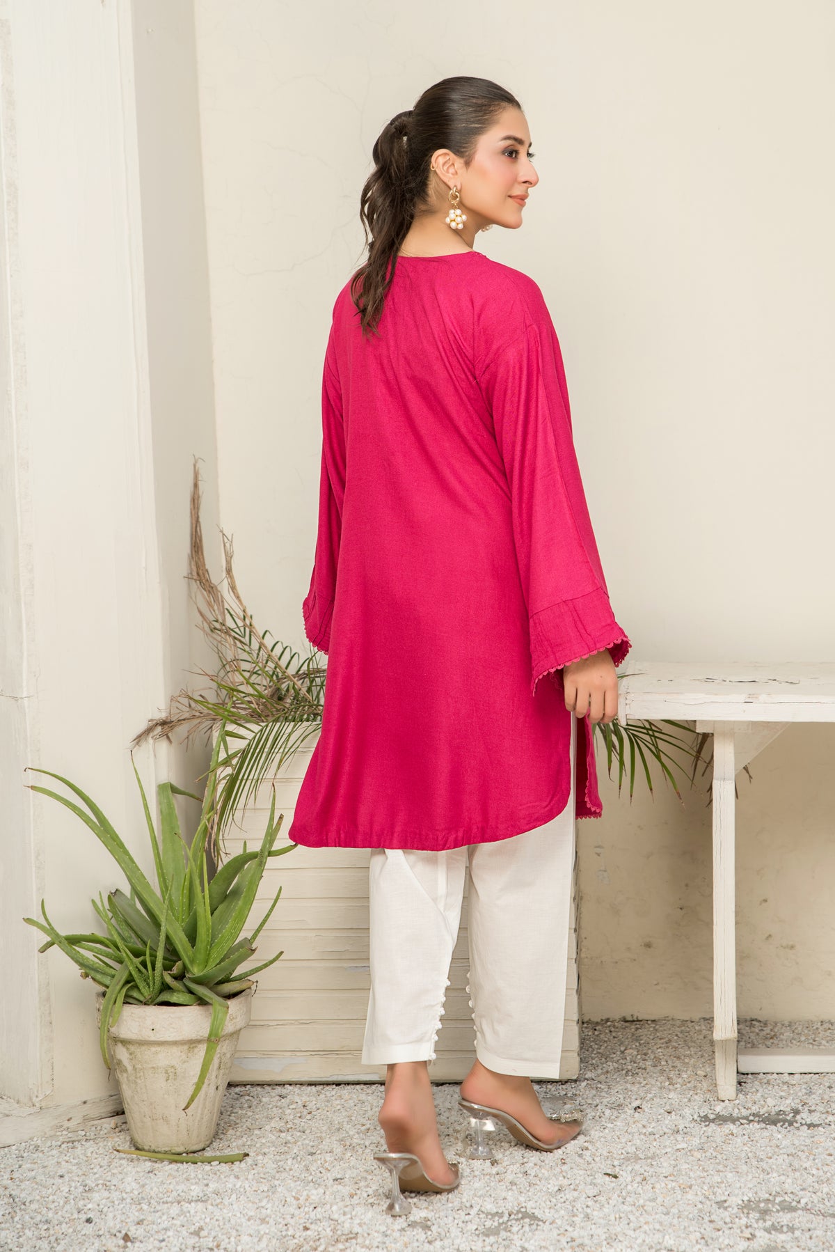 Women Solid Shirt - LDS1005