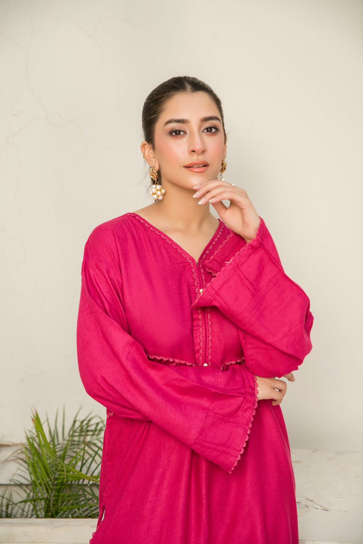 Women Solid Shirt - LDS1005