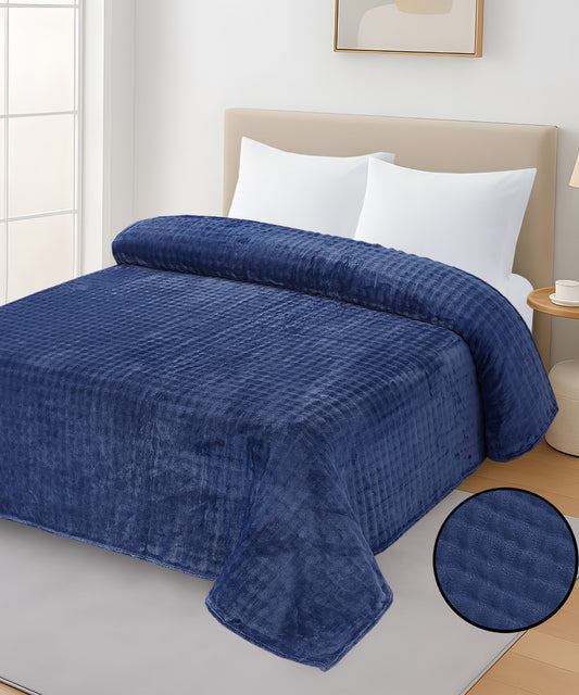 FLEECE BLANKET SOFT TOUCH | Blue