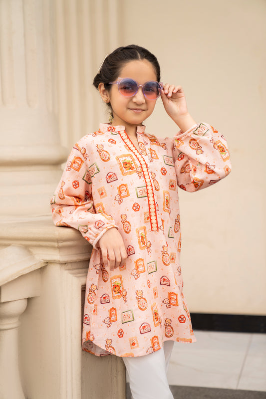 Girls Printed Shirt