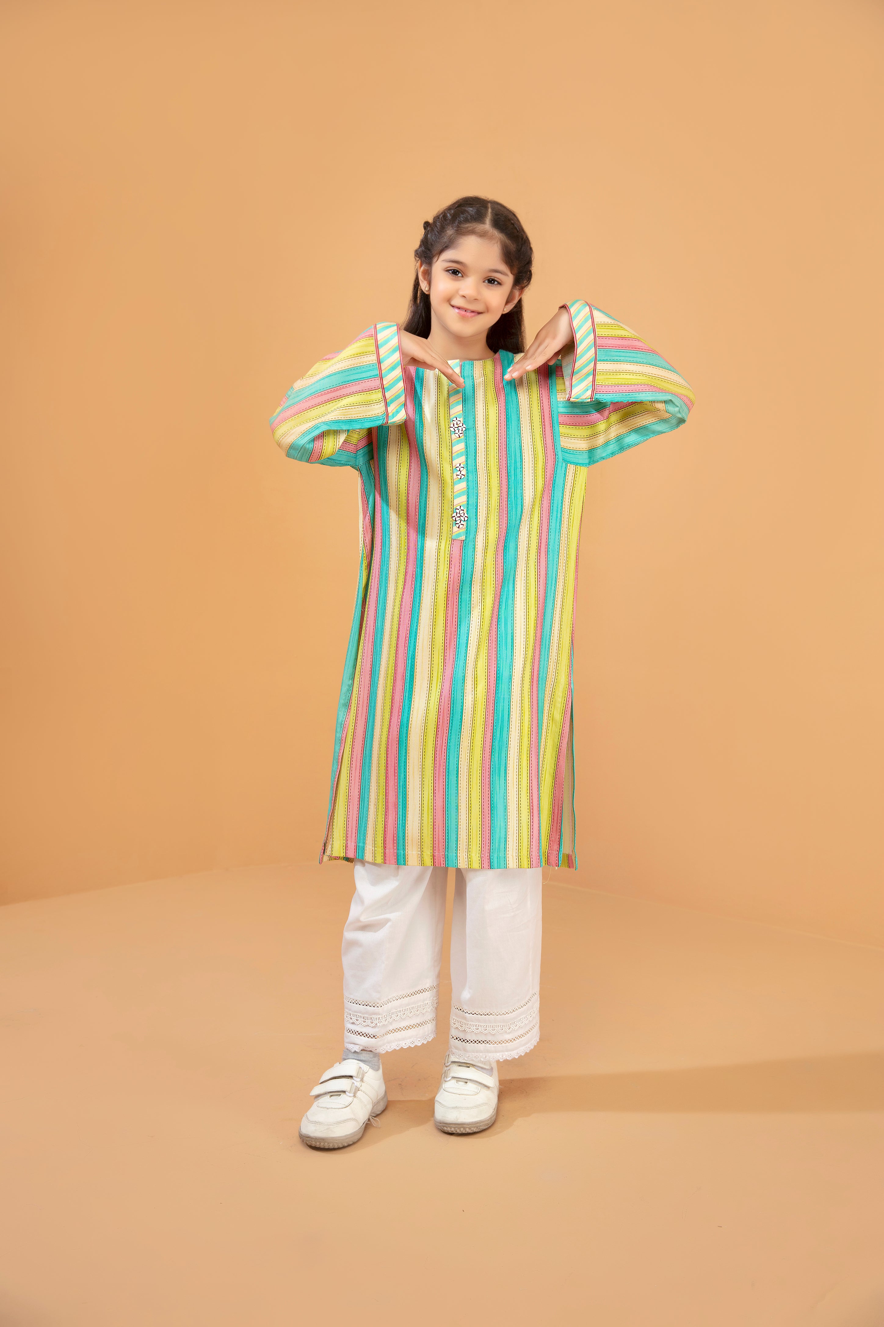 Printed Kids Eastern Shirt - KDS 605