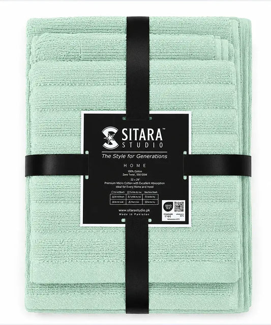 Zig Zag Towel - Mint