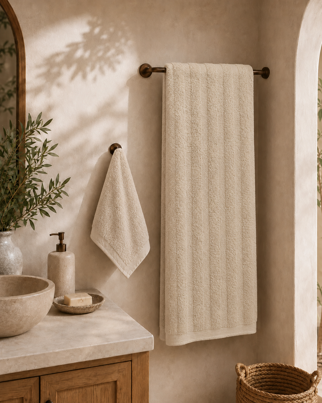 Bath Towel Zero Twist - BRN