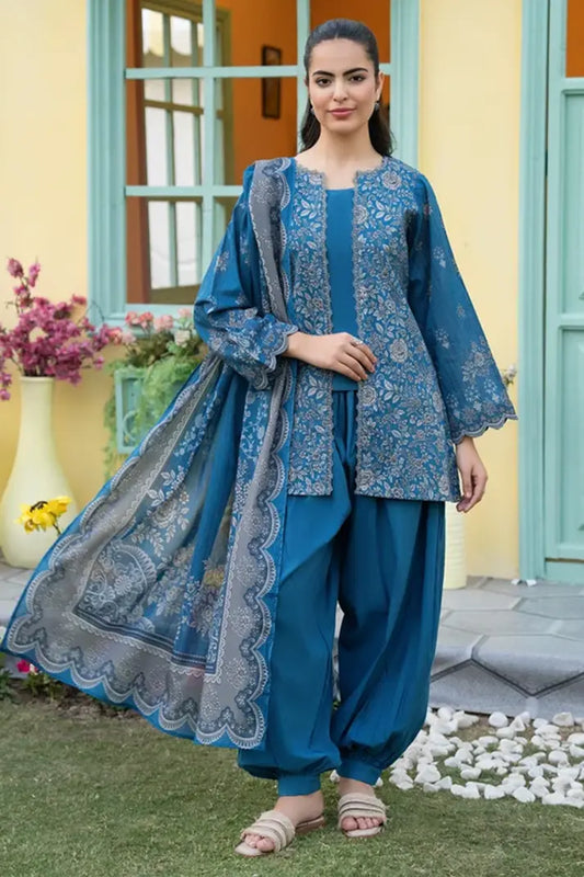 Women Printed 3 Piece Suit - CD2241