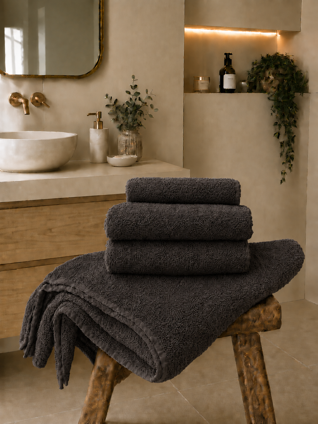 Bath Towel | Charcoal