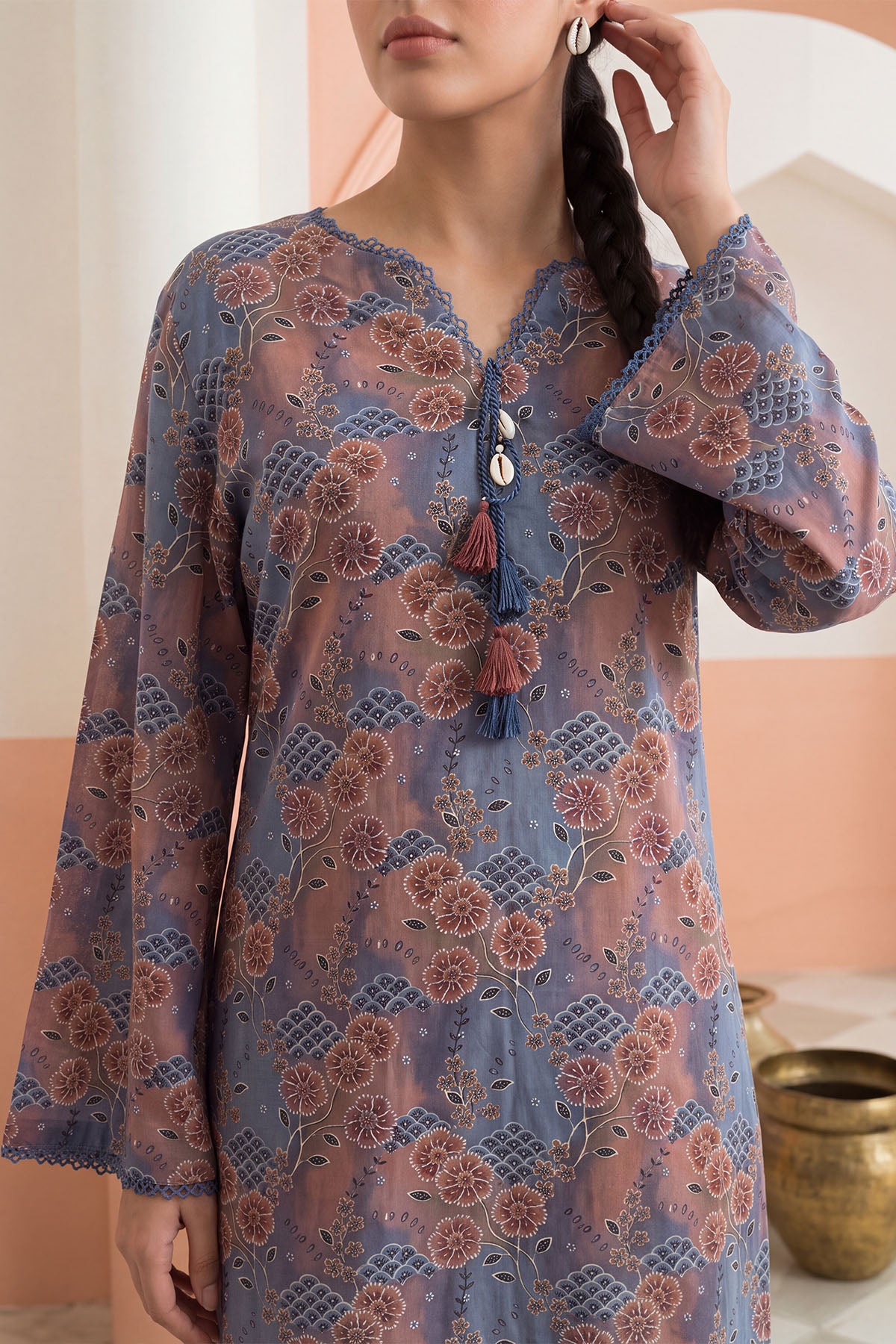 Women Embroidered 3 Piece Suit - CLC661