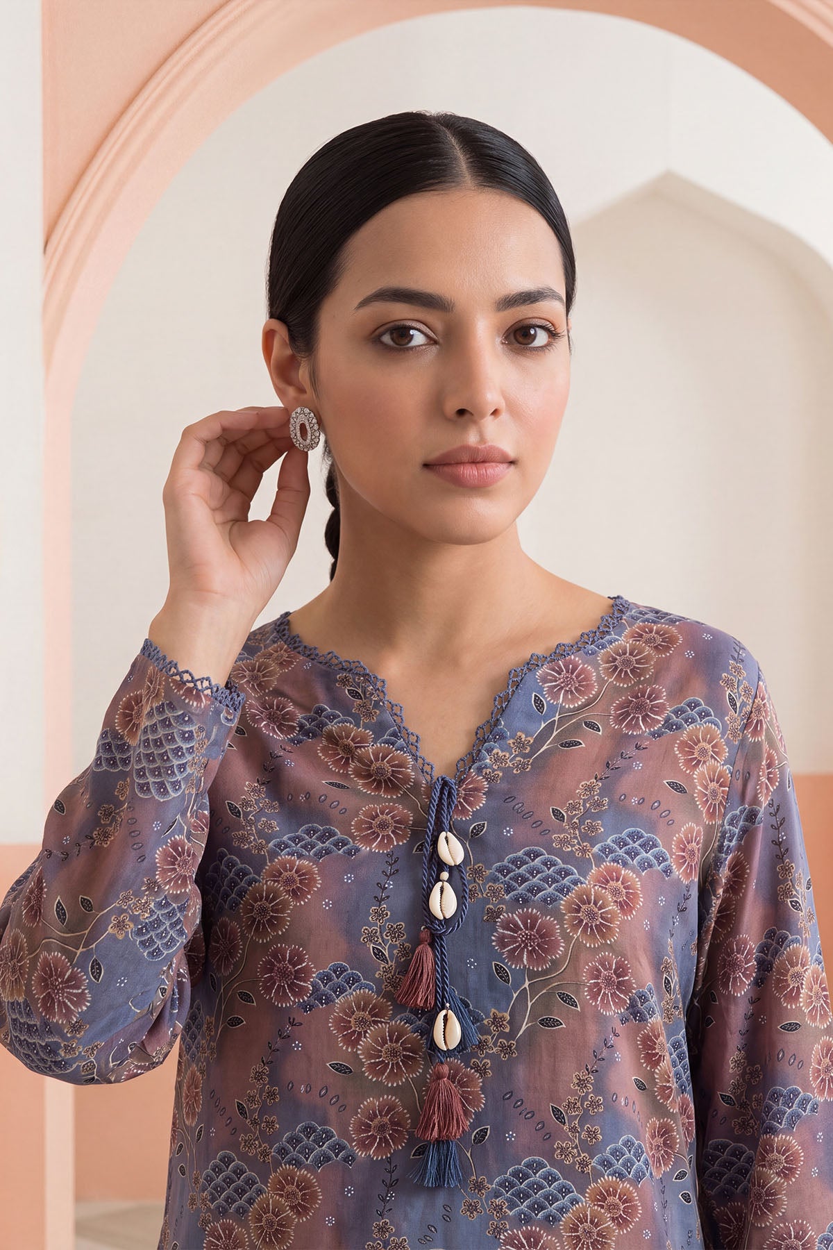 Women Embroidered 3 Piece Suit - CLC661