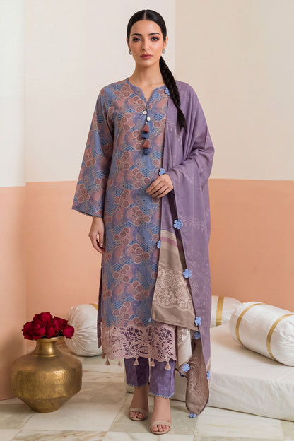 Women Embroidered 3 Piece Suit - CLC661