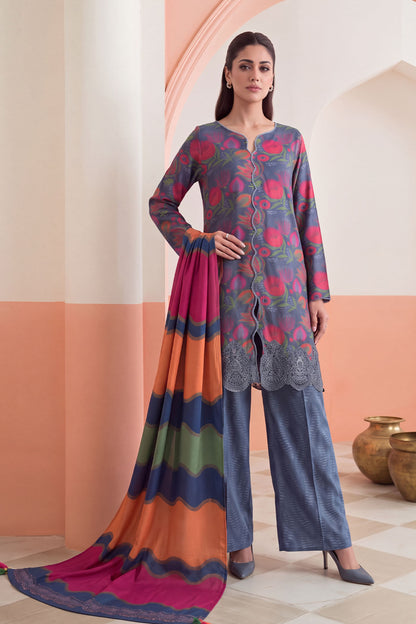Women Embroidered 3 Piece Suit - CLC665