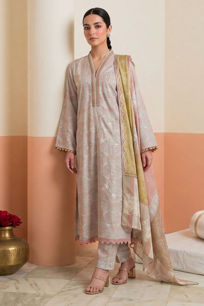 Women Embroidered 3 Piece Suit - CLC670