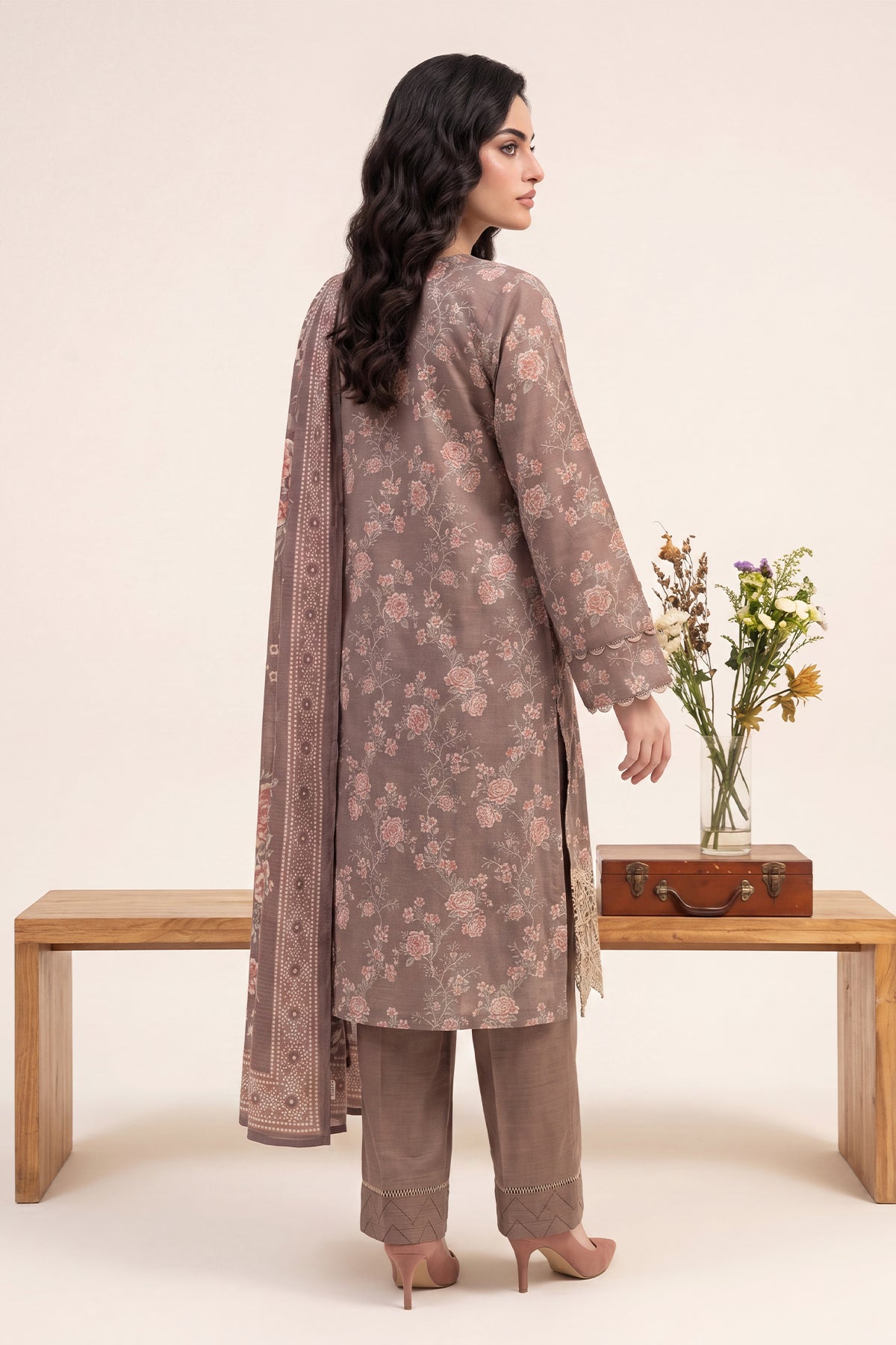 Women Embroidered 3 Piece Suit - CLC092