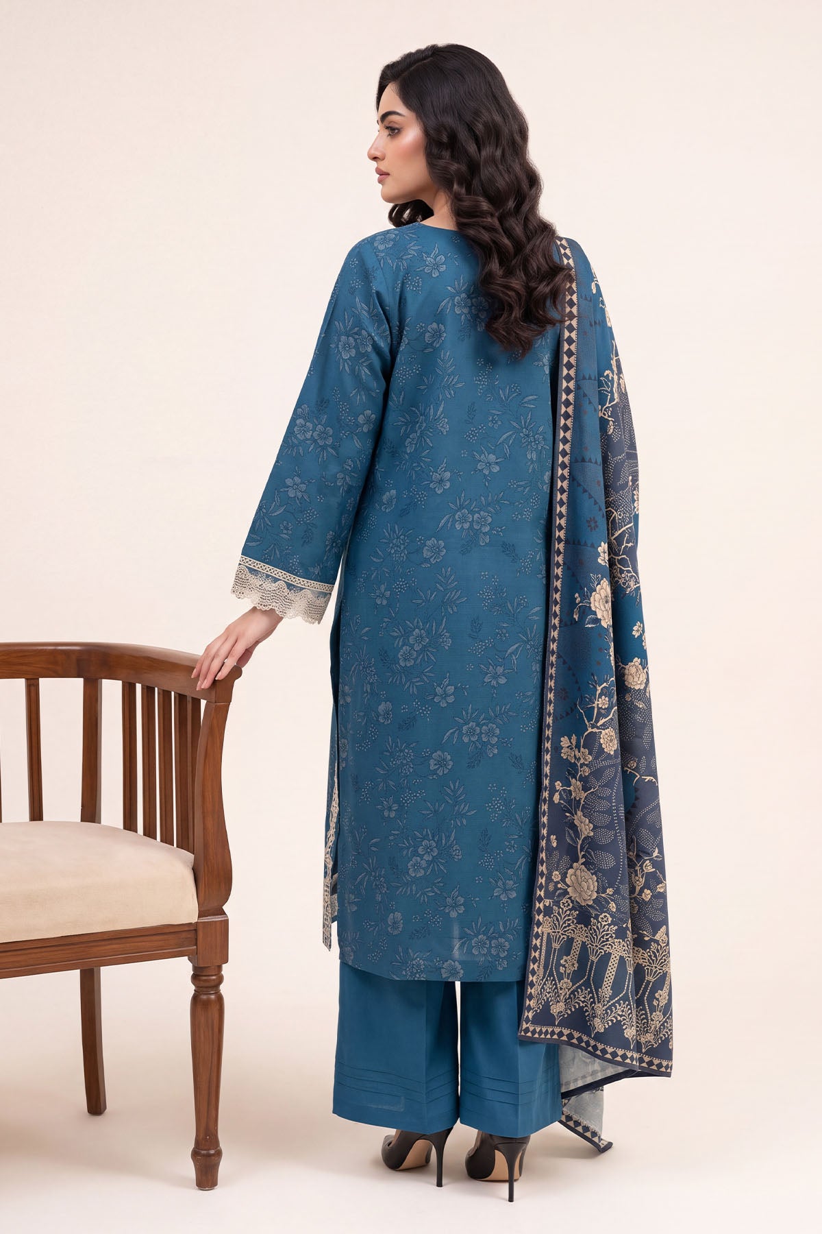 Women Embroidered 3 Piece Suit - CLC093