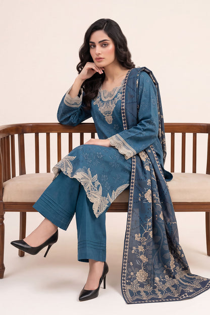 Women Embroidered 3 Piece Suit - CLC093
