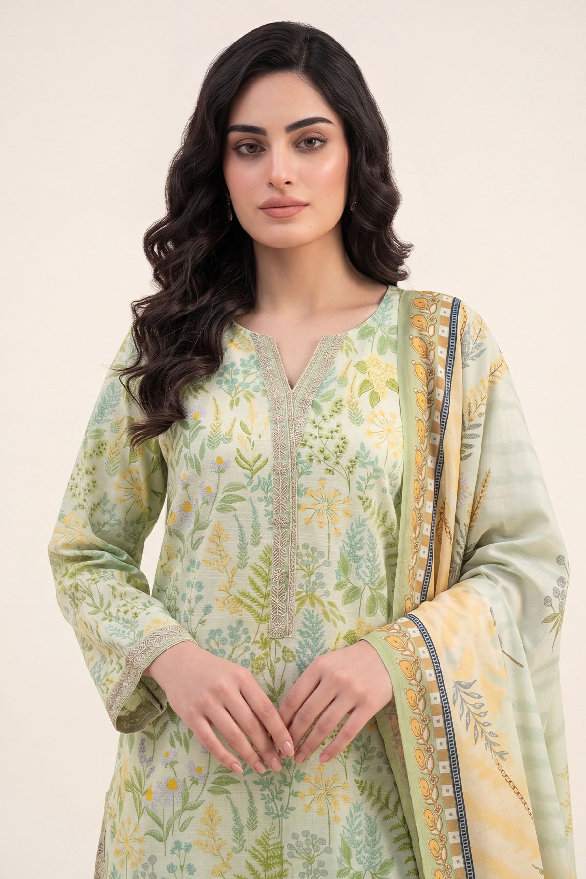 Women Embroidered 3 Piece Suit - CLC094