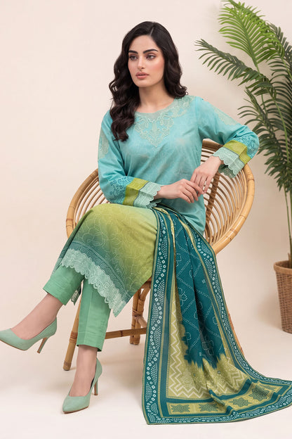 Women Embroidered 3 Piece Suit - CLC095