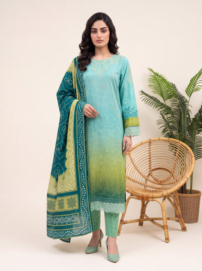 Women Embroidered 3 Piece Suit - CLC095