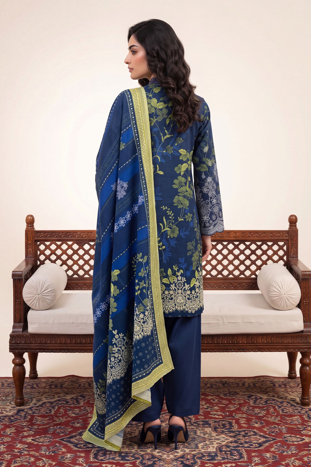 Women Embroidered 3 Piece Suit - CLC096