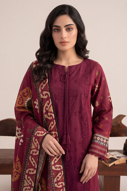 Women Embroidered 3 Piece Suit - CLC097