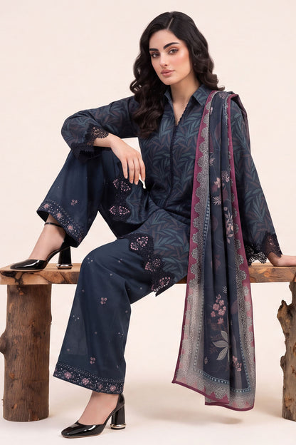 Women Embroidered 3 Piece Suit - CLC099