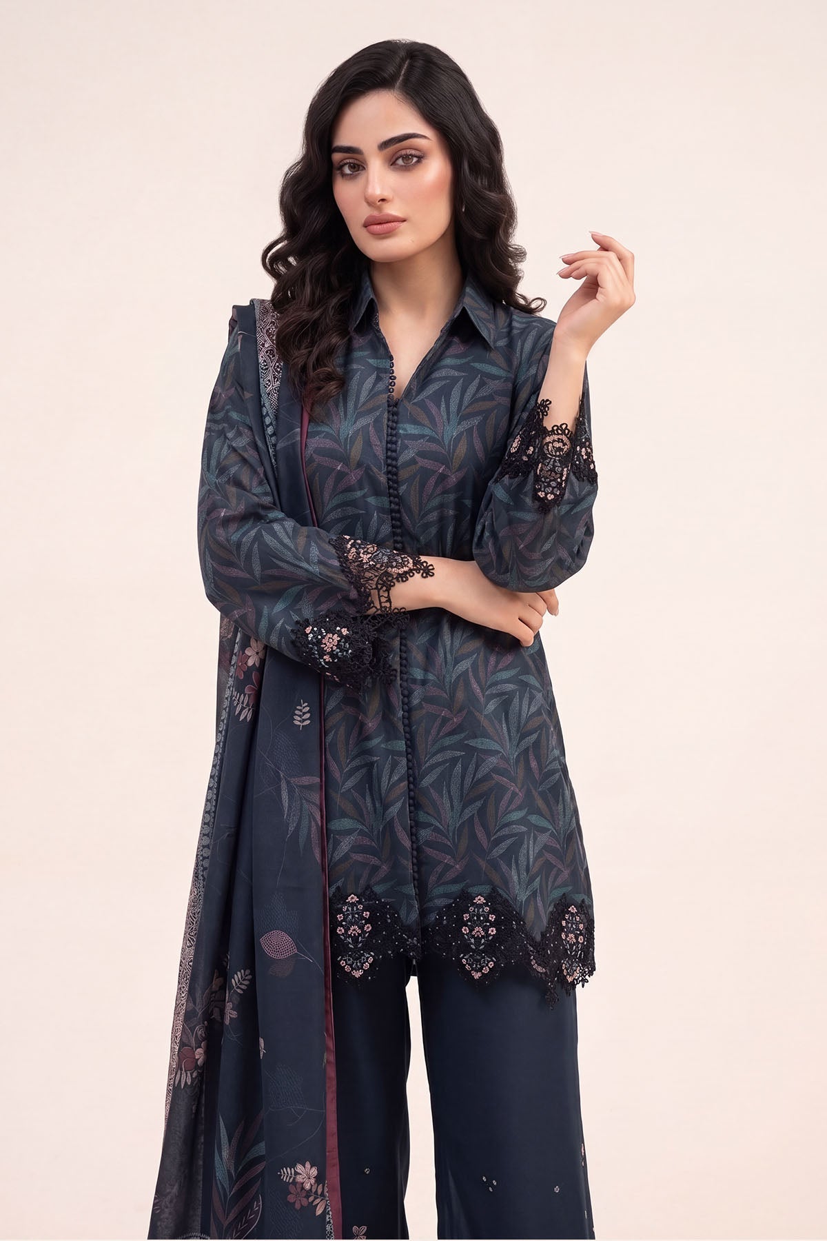 Women Embroidered 3 Piece Suit - CLC099