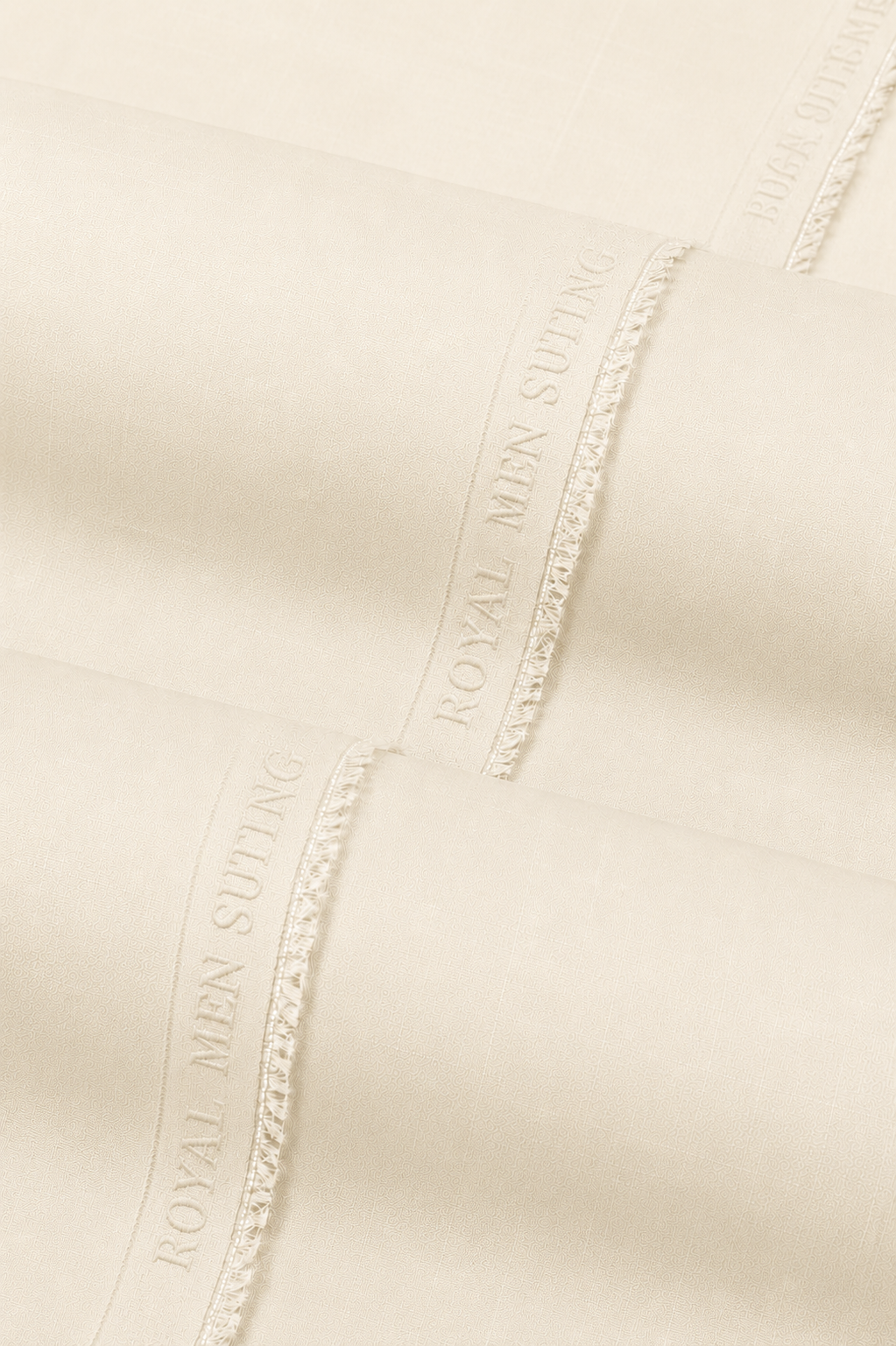 ROYAL MEN SUITING | WASH & WEAR - CREAM