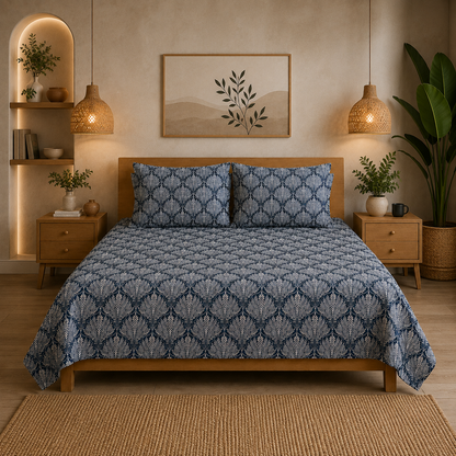 Shine Bed Sheet Set - HTSS73