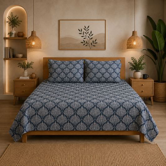 Shine Bed Sheet Set - HTSS73