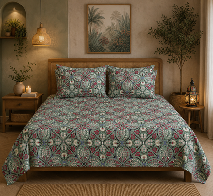 Shine Bed Sheet Set - HTSS75