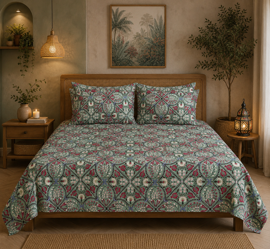 Shine Bed Sheet Set - HTSS75