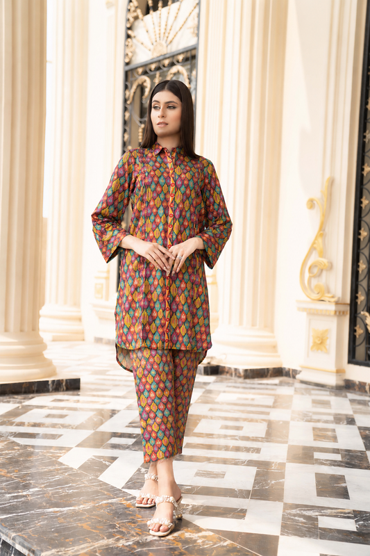 Women Printed 2 Piece Suit - RSL032