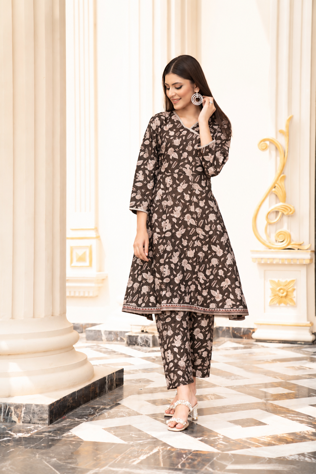 Women Printed 2 Piece Suit - RSL033