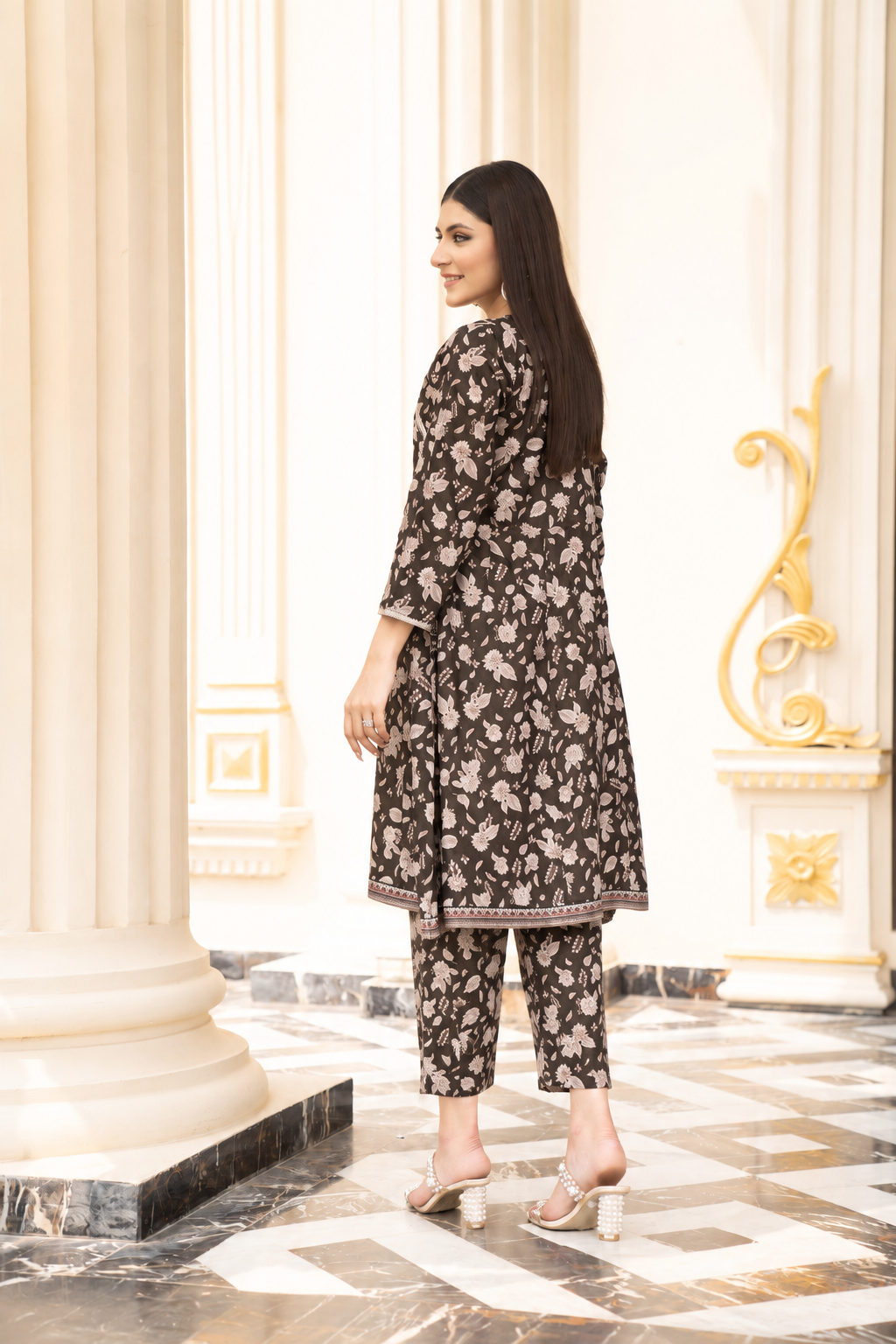 Women Printed 2 Piece Suit - RSL033