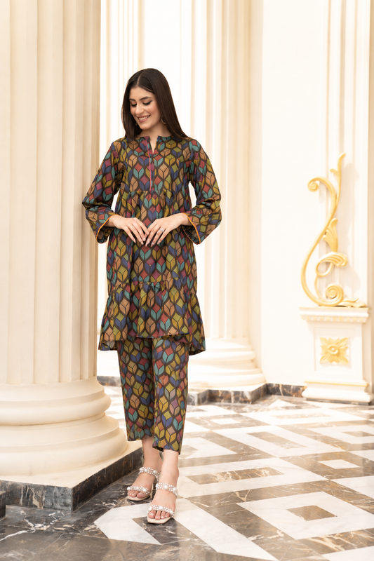 Women Printed 2 Piece Suit - RSL034