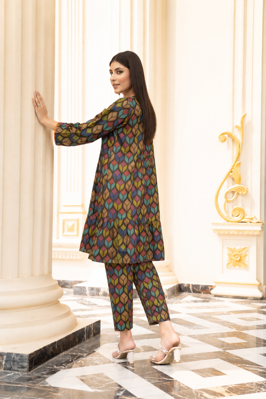 Women Printed 2 Piece Suit - RSL034