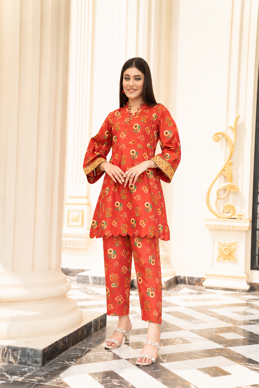 Women Printed 2 Piece Suit - RSL040
