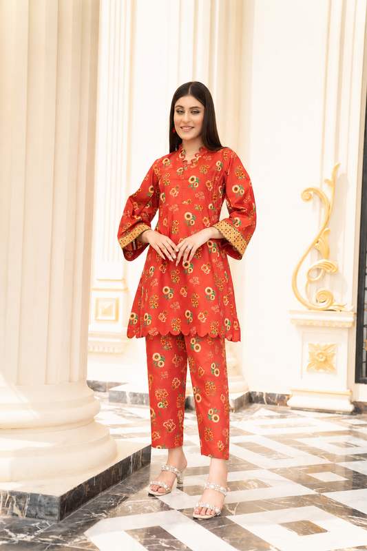 Women Printed 2 Piece Suit - RSL040