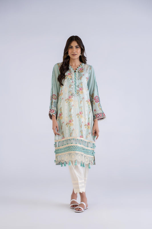2 Piece Embroidered Suit - Classic 549