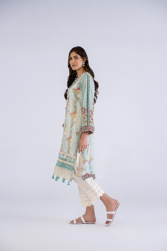 2 Piece Embroidered Suit - Classic 549
