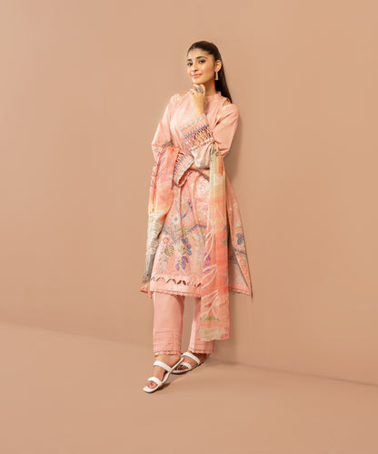 Women Printed Embroidered 2 Piece Suit - CLC560