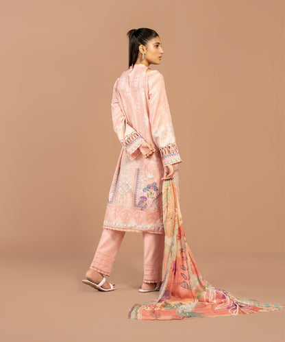 Women Printed Embroidered 2 Piece Suit - CLC560