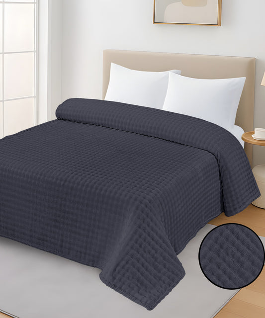 FLEECE BLANKET SOFT TOUCH | Dark Grey