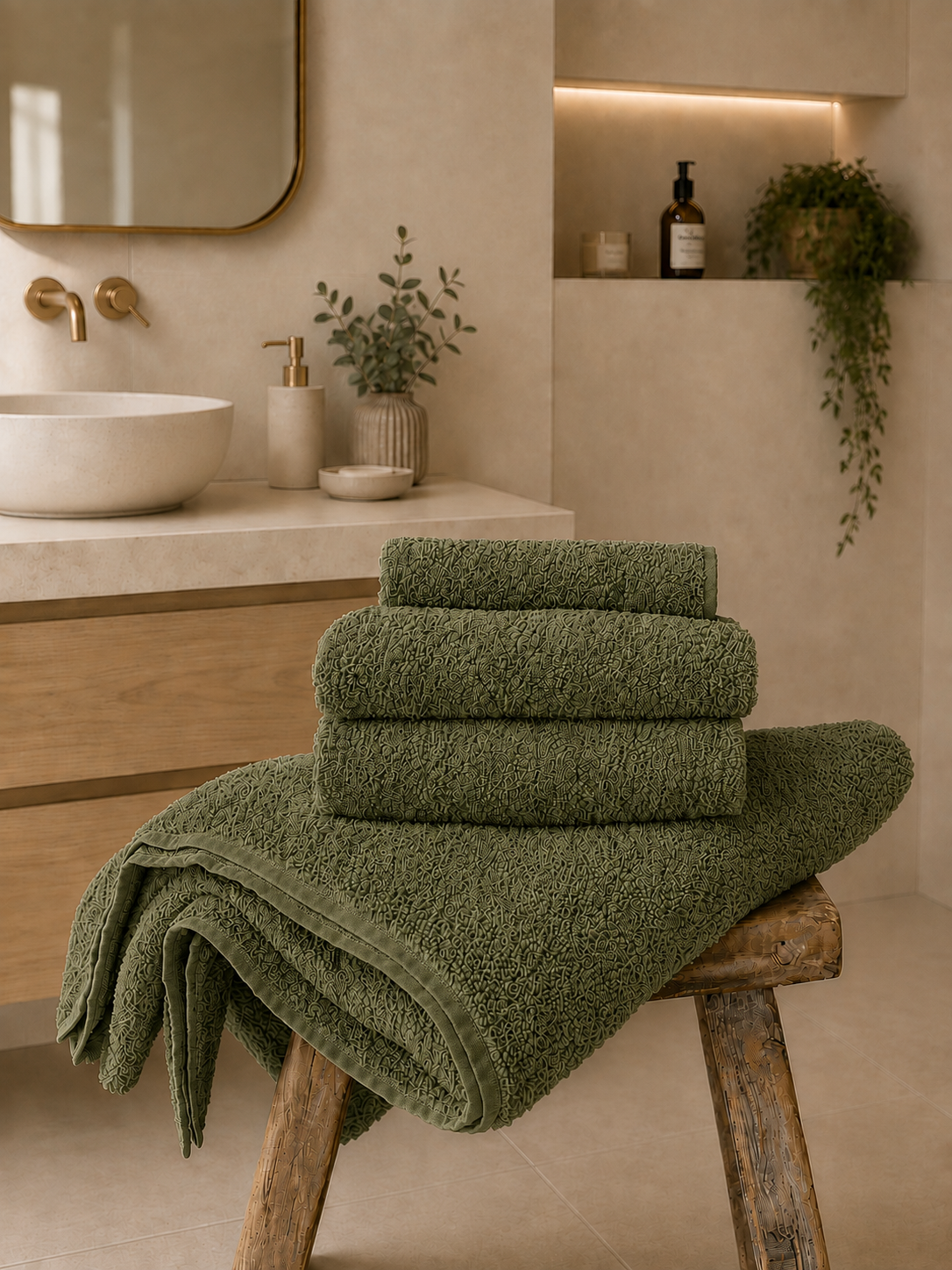 Bath Towel | Dark Green