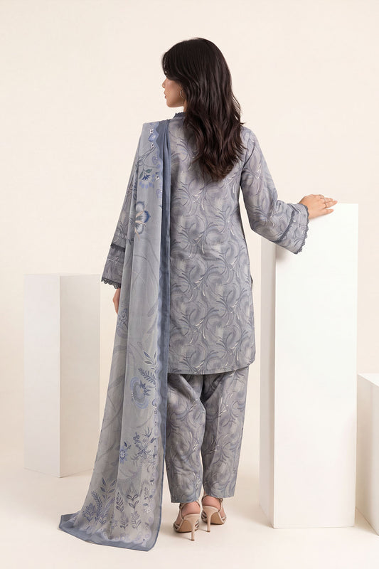 Women Printed 3 Piece Suit - DTD157