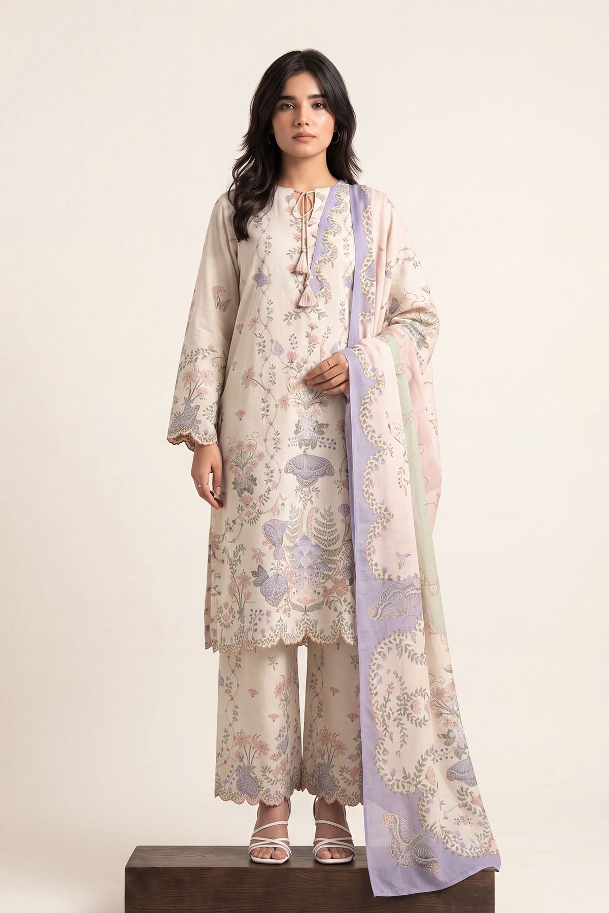 Women Printed 3 Piece Suit - DTD159